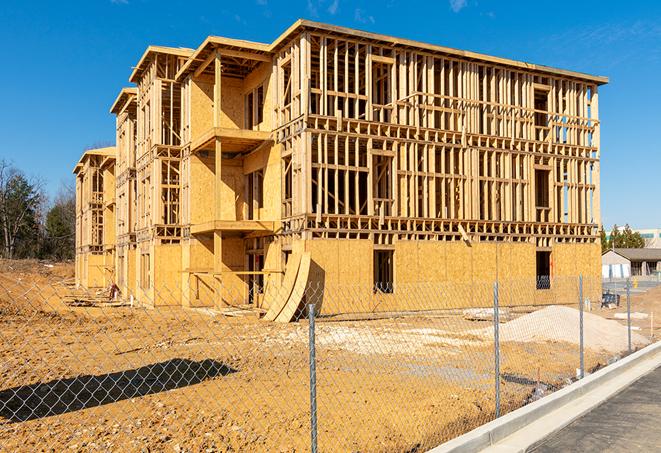 a long-lasting temporary fence helping to keep construction zones safe in Washington Grove